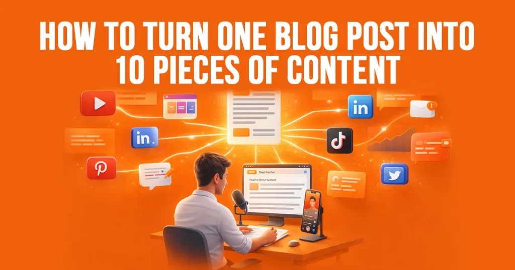 How to Turn One Blog Post into 10 Pieces of Content